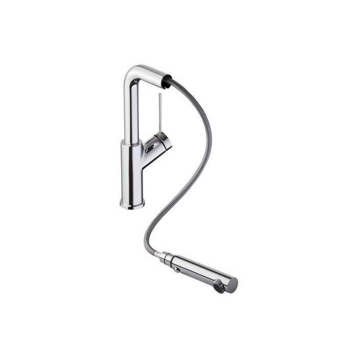 Abode Virtue Angle Mixer Tap with Pull Out Additional Image - 1