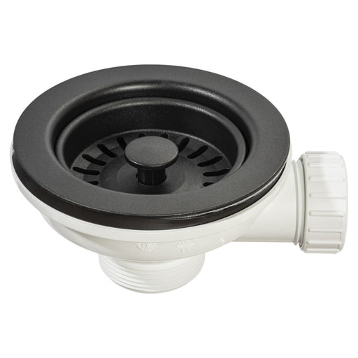 Abode 90mm (1.5") Manual Basket Strainer Waste Image 1