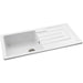 Abode Acton 1B & Drainer Ceramic Inset Sink - White Image 2