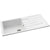 Abode Acton 1B & Drainer Ceramic Inset Sink - White Image 2