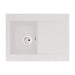 Abode Aspekt 1B & Drainer Granite Inset Sink - White Image 1