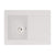 Abode Aspekt 1B & Drainer Granite Inset Sink - White Image 1