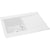 Abode Aspekt 1B & Drainer Granite Inset Sink - White Image 2