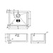 Abode Belfast 1B Undermount Sink - St/Steel Image 4