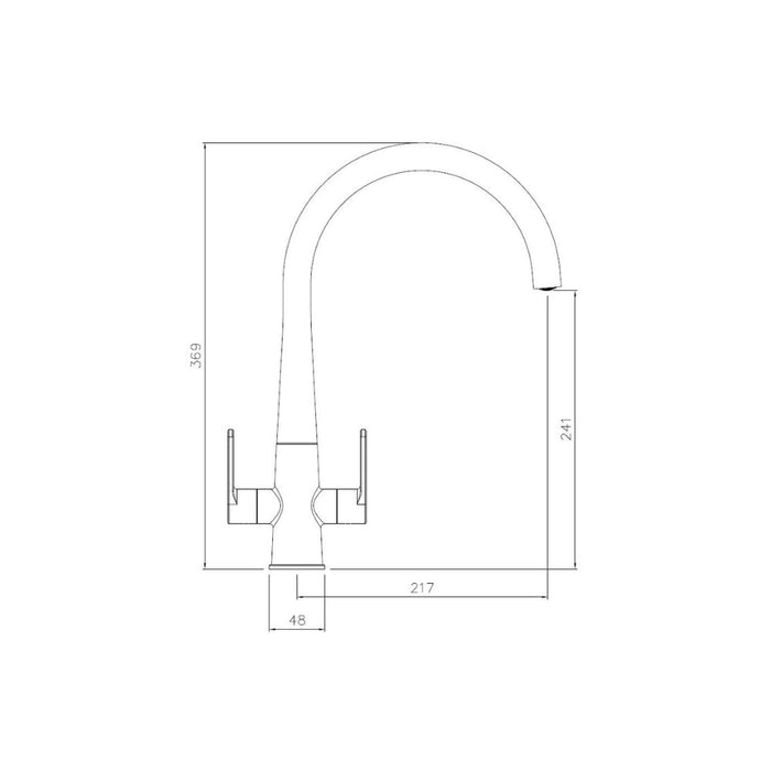 Abode Coniq R Monobloc Mixer Tap Image 2