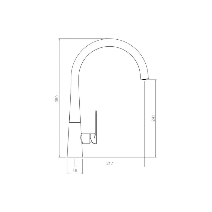 Abode Coniq R Single Lever Mixer Tap Image 2