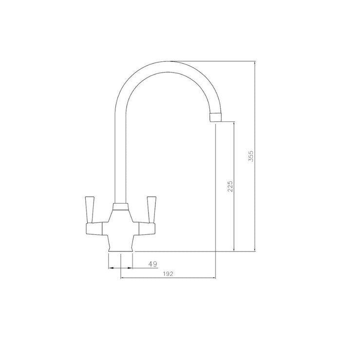 Abode Connekt 1.5B Inset St/Steel Sink Tap Pack Image 10