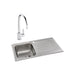Abode Connekt 1B Inset St/Steel Sink Tap Pack Image 12