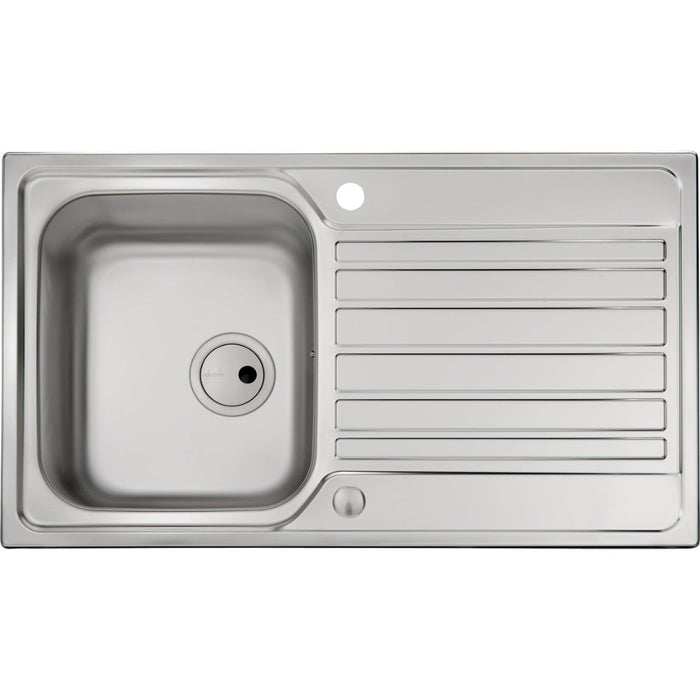 Abode Connekt 1B Inset St/Steel Sink Tap Pack Image 2