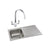 Abode Connekt 1B Inset St/Steel Sink Tap Pack Image 8