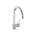 Abode Czar Single Lever Mixer Tap - Chrome Image 1
