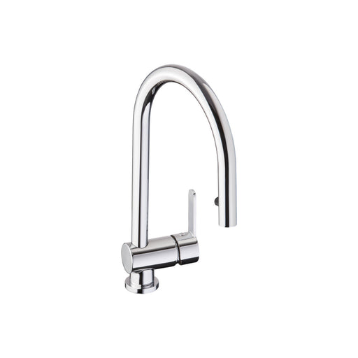 Abode Czar Single Lever Mixer Tap w/Pull Out - Chrome Image 1
