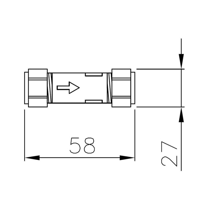 Abode Flow Control Valve - Brass Image 2