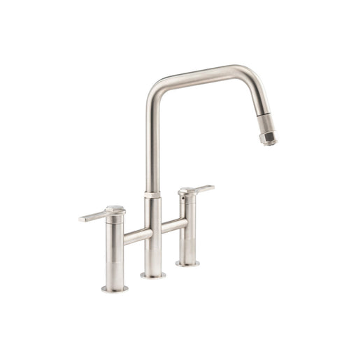 Abode Hex Bridge Dual Lever Mixer Tap w/Pull Out Image 1
