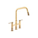 Abode Hex Bridge Dual Lever Mixer Tap w/Pull Out Image 4