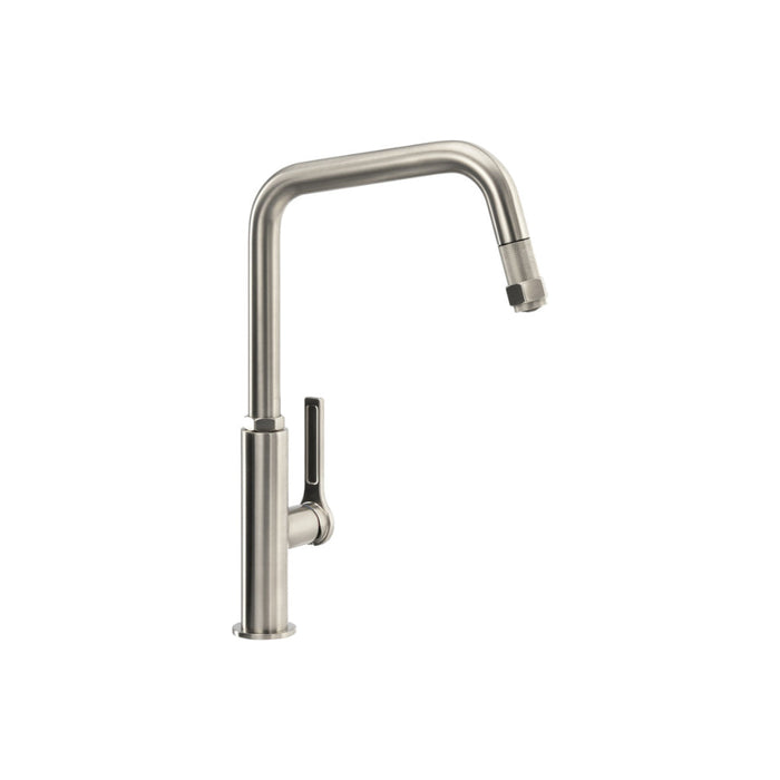 Abode Hex Single Lever Mixer Tap w/Pull Out