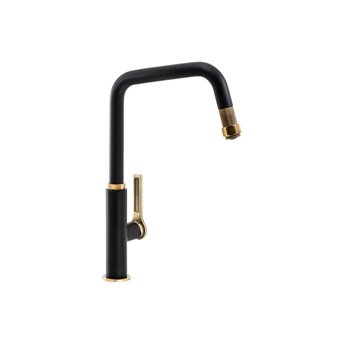 Abode Hex Single Lever Mixer Tap w/Pull Out Image 7