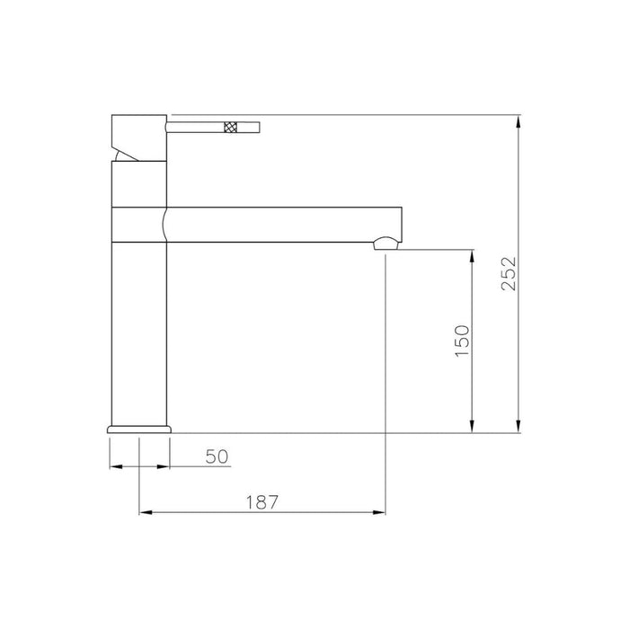 Abode Hydrus Single Lever Mixer Tap Image 4
