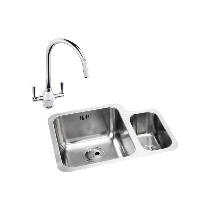 Abode Matrix 1.5B Undermount St/Steel Sink Tap Pack