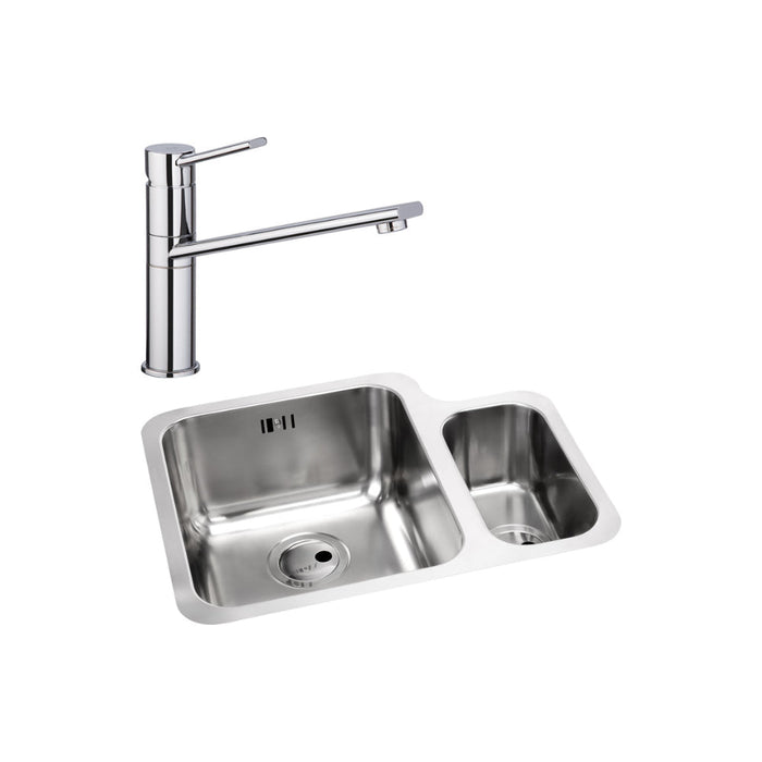 Abode Matrix 1.5B Undermount St/Steel Sink Tap Pack