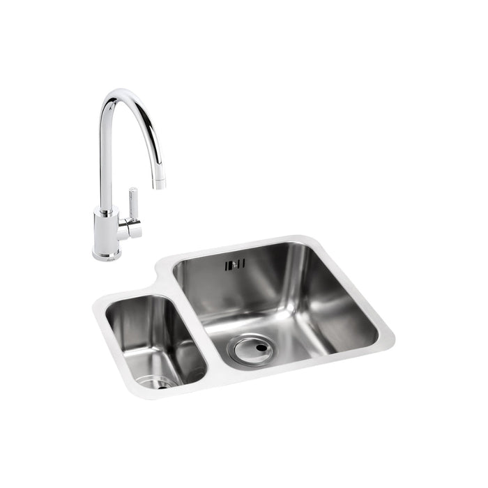 Abode Matrix 1.5B Undermount St/Steel Sink Tap Pack