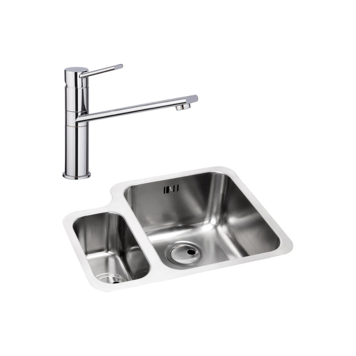 Abode Matrix 1.5B Undermount St/Steel Sink Tap Pack