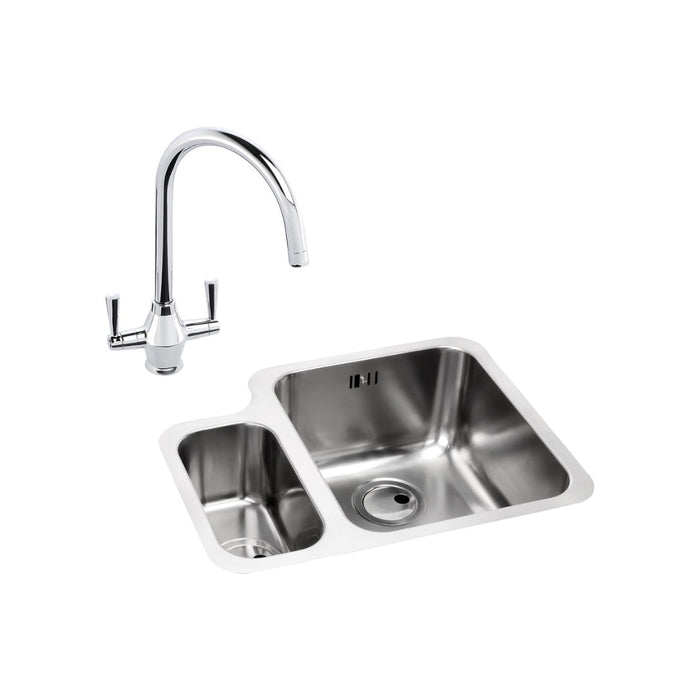 Abode Matrix 1.5B Undermount St/Steel Sink Tap Pack Image 9