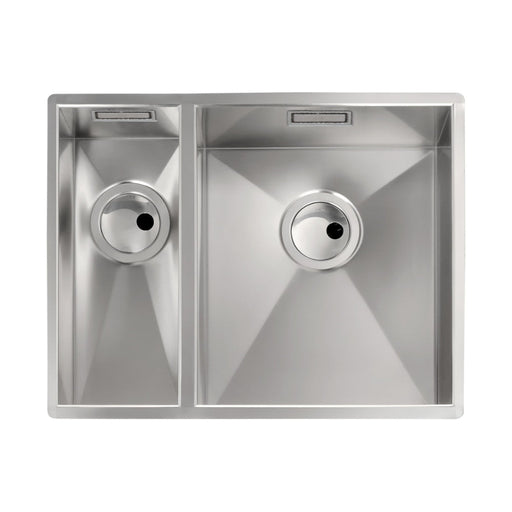 Abode Matrix R0 1.5B Undermount Sink - Brushed Steel Image 1