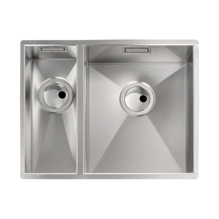 Abode Matrix R0 1.5B Undermount Sink - Brushed Steel Image 1