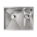 Abode Matrix R0 1.5B Undermount Sink - Brushed Steel Image 2