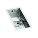 Abode Matrix R0 160mm Square 0.5B Undermount Sink - St/Steel Image 2