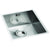 Abode Matrix R0 340mm Square 1B Undermount Sink - St/Steel Image 2