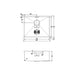 Abode Matrix R0 500mm 1B Undermount Sink - St/Steel Image 4