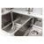 Abode Matrix R25 1.5B Inset/Undermount Sink - St/Steel Image 3