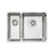 Abode Matrix R25 1.5B Inset/Undermount Sink - St/Steel Image 4