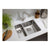 Abode Matrix R25 1.5B Inset/Undermount Sink - St/Steel Image 5