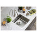 Abode Matrix R25 1B Inset/Undermount Sink - St/Steel Image 2
