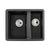 Abode Matrix Sq GR15 1.5B Granite Inset/Undermount Sink