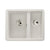 Abode Matrix Sq GR15 1.5B Granite Inset/Undermount Sink Image 5