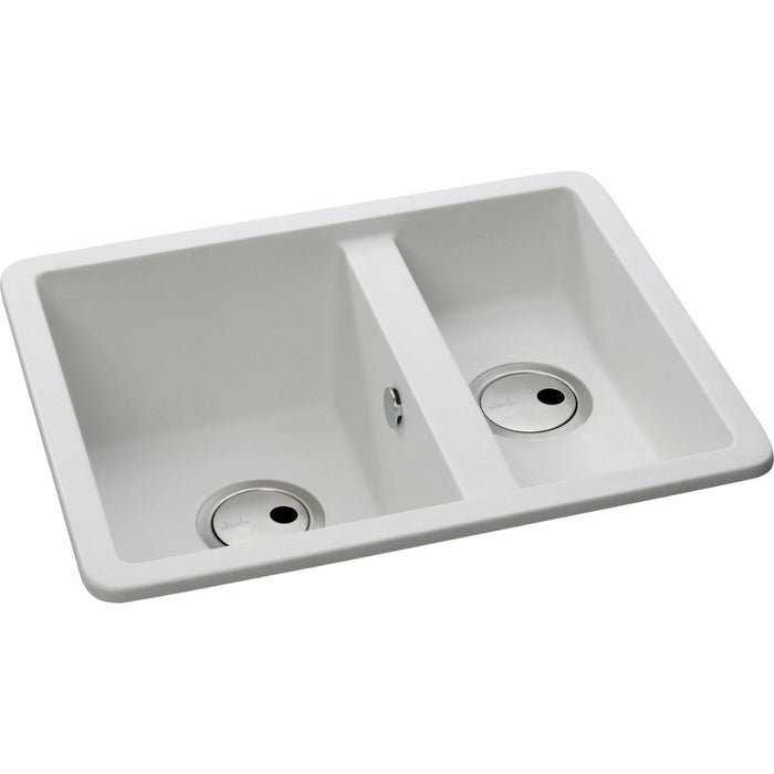 Abode Matrix Sq GR15 1.5B Granite Inset/Undermount Sink Image 6