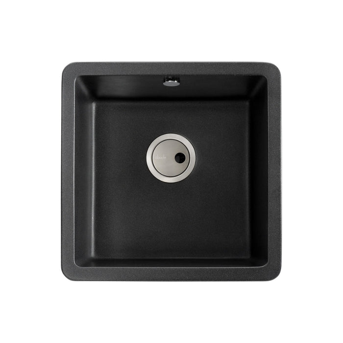 Abode Matrix Sq GR15 1B Granite Inset/Undermount Sink
