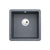 Abode Matrix Sq GR15 1B Granite Inset/Undermount Sink