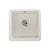 Abode Matrix Sq GR15 1B Granite Inset/Undermount Sink Image 4