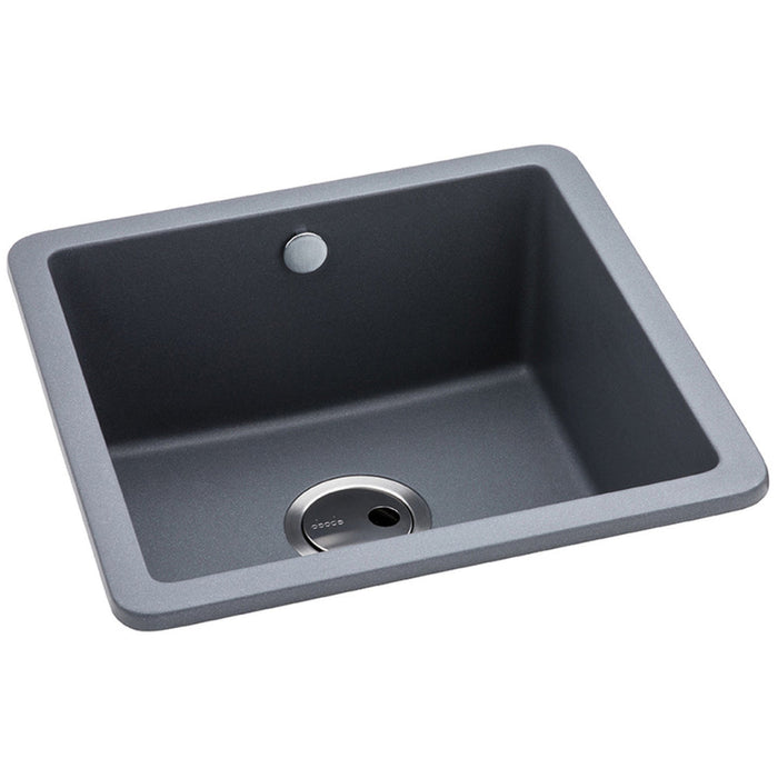 Abode Matrix Sq GR15 1B Granite Inset/Undermount Sink Image 7