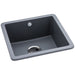 Abode Matrix Sq GR15 1B Granite Inset/Undermount Sink Image 7