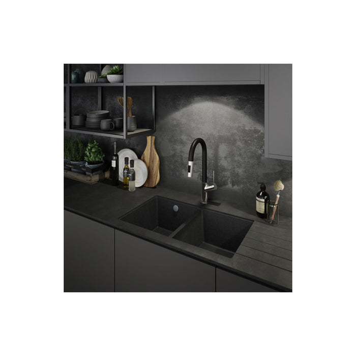 Abode Matrix Sq GR15 2B Granite Undermount Sink Image 3