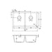 Abode Matrix Sq GR15 2B Granite Undermount Sink Image 4
