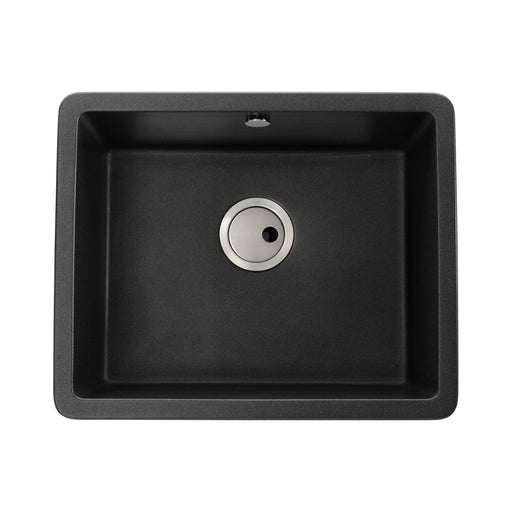 Abode Matrix Sq GR15 Large 1B Granite Inset/Undermount Sink Image 1