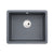 Abode Matrix Sq GR15 Large 1B Granite Inset/Undermount Sink Image 6
