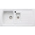 Abode Milford 1.5B & Drainer Ceramic Inset Sink - White Image 1